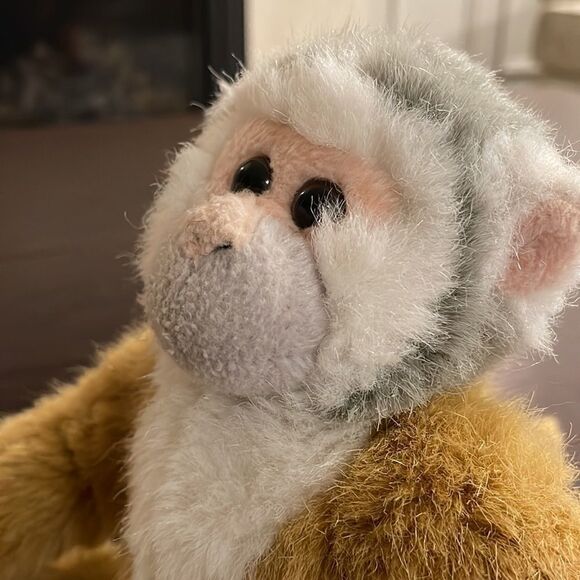 K&M International Small monkey with Velcro hands Good Condition 10 inch long - Picture 6 of 6